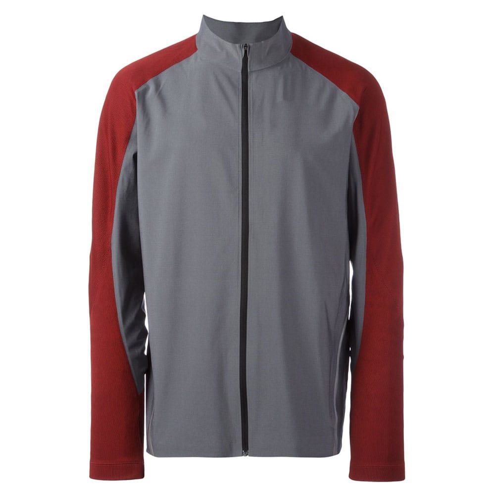 Stadium' Jacket Grey And Red
