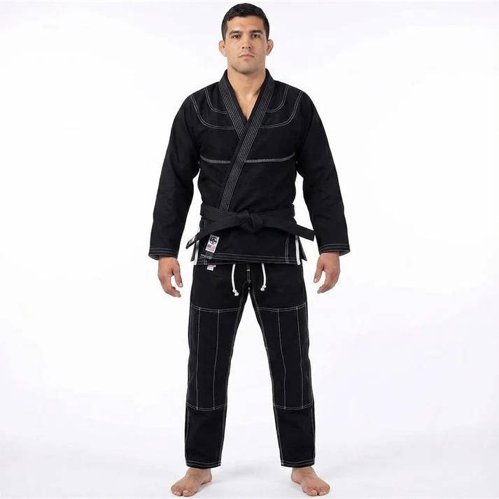 YOUTH HEMP BLEND BLACK BJJ GI  BRAZILIAN JIU-JITSU KIMONO 550 GSM